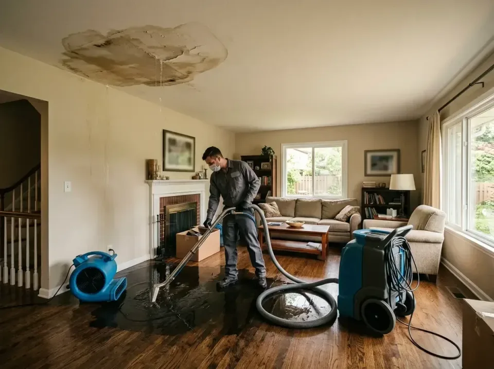 attic-pipe-burst-ceiling-drip-008 — frequently asked questions, Water Damage Restoration & Carpet Care in Howell, MI